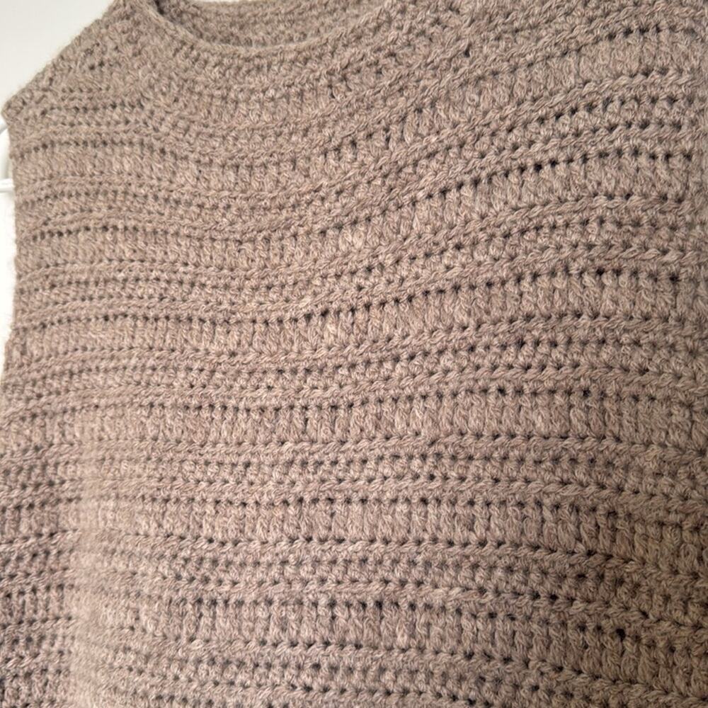 Eileen fisher 100% baby alpaca mock neck sweater vest  size XXS - Picture 4 of 9
